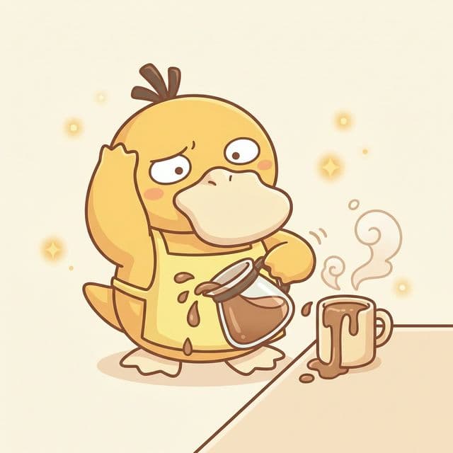 고라파덕 카페 일러스트