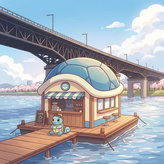 꼬부기 카페 위치 안내